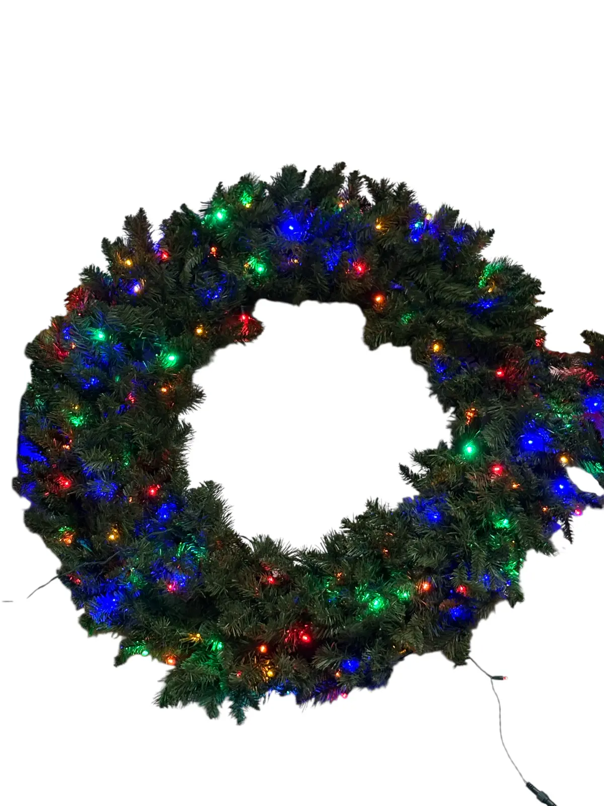 Lights For Christmas, Sequoia, Fir Wreath, 48", Led, Multi 1