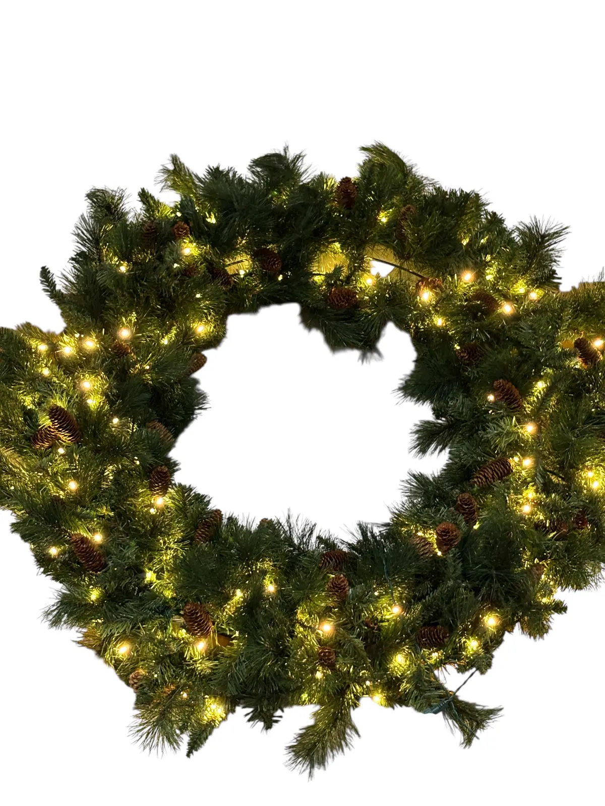 Lights For Christmas, Mixed, Noble Wreath, 48", Led, Warm White 1