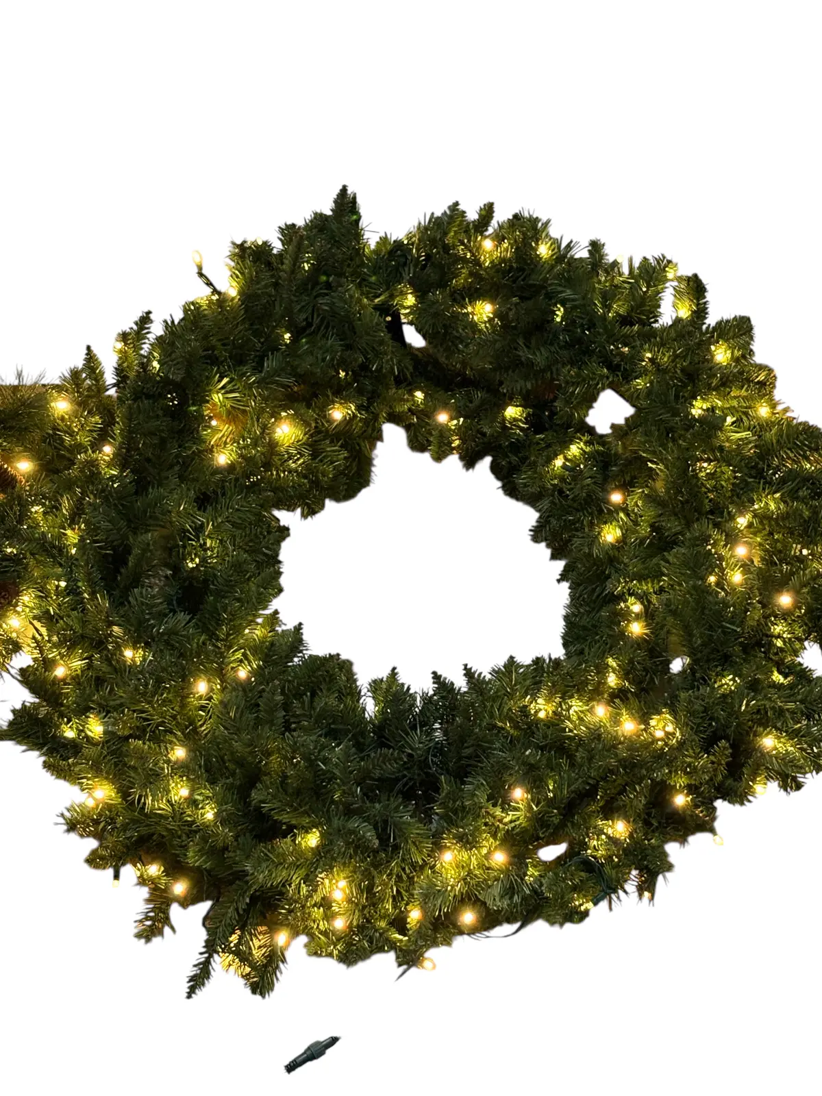 Lights For Christmas, Sequoia, Fir Wreath, 48", Led, Warm White 1