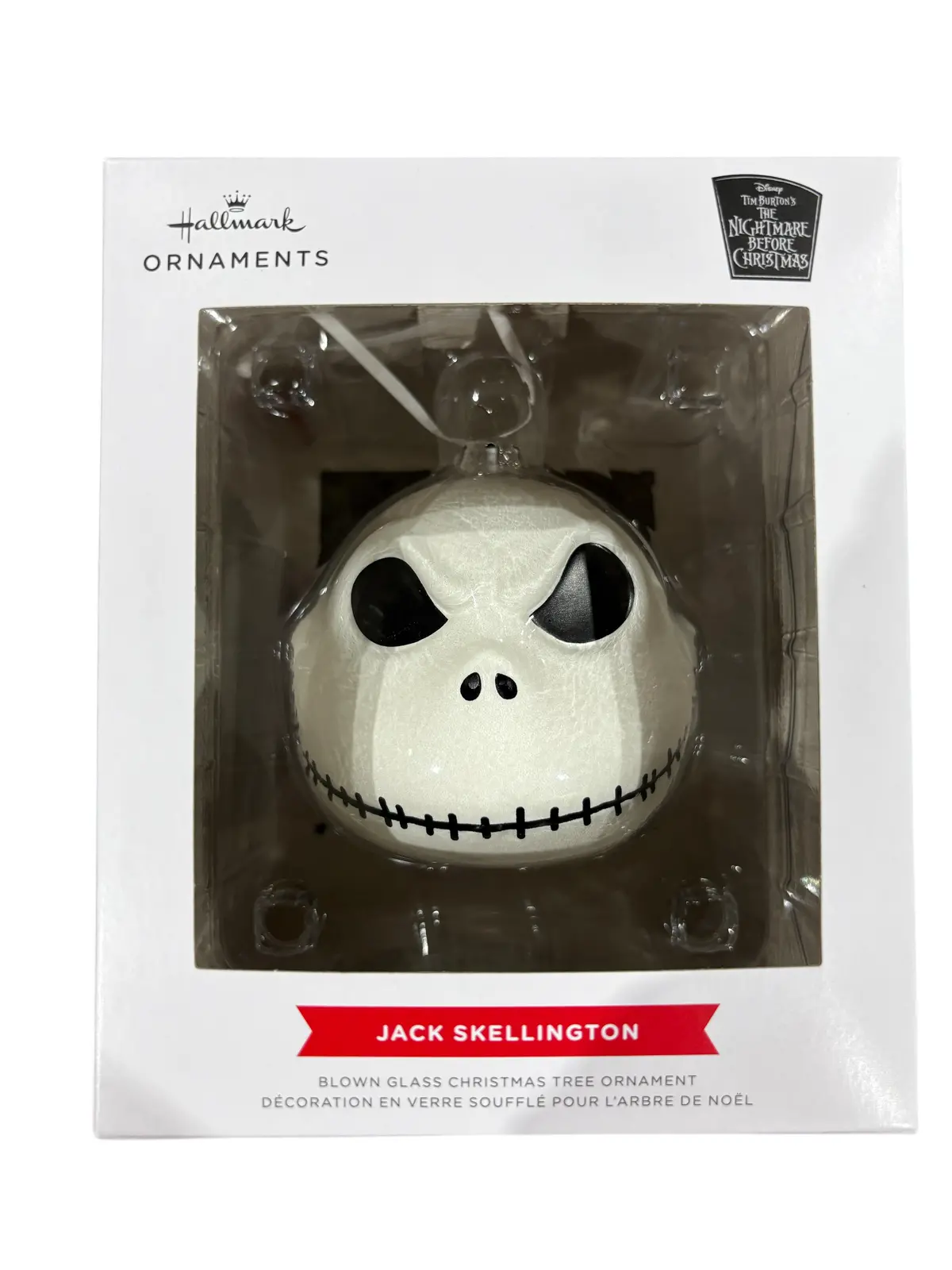 Hallmark, The Nightmare Before Christmas, Jack Skellington, Glass Ornament 1
