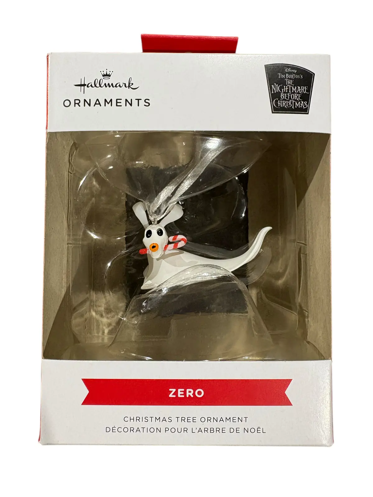 Hallmark, The Nightmare Before Christmas, Zero, Candy Cane, Ornament 1