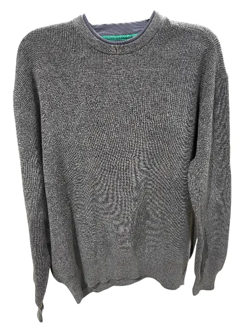 Arizona, Men's, Crew Neck, Long Sleeve, Pullover Sweater, Marled Navy 1