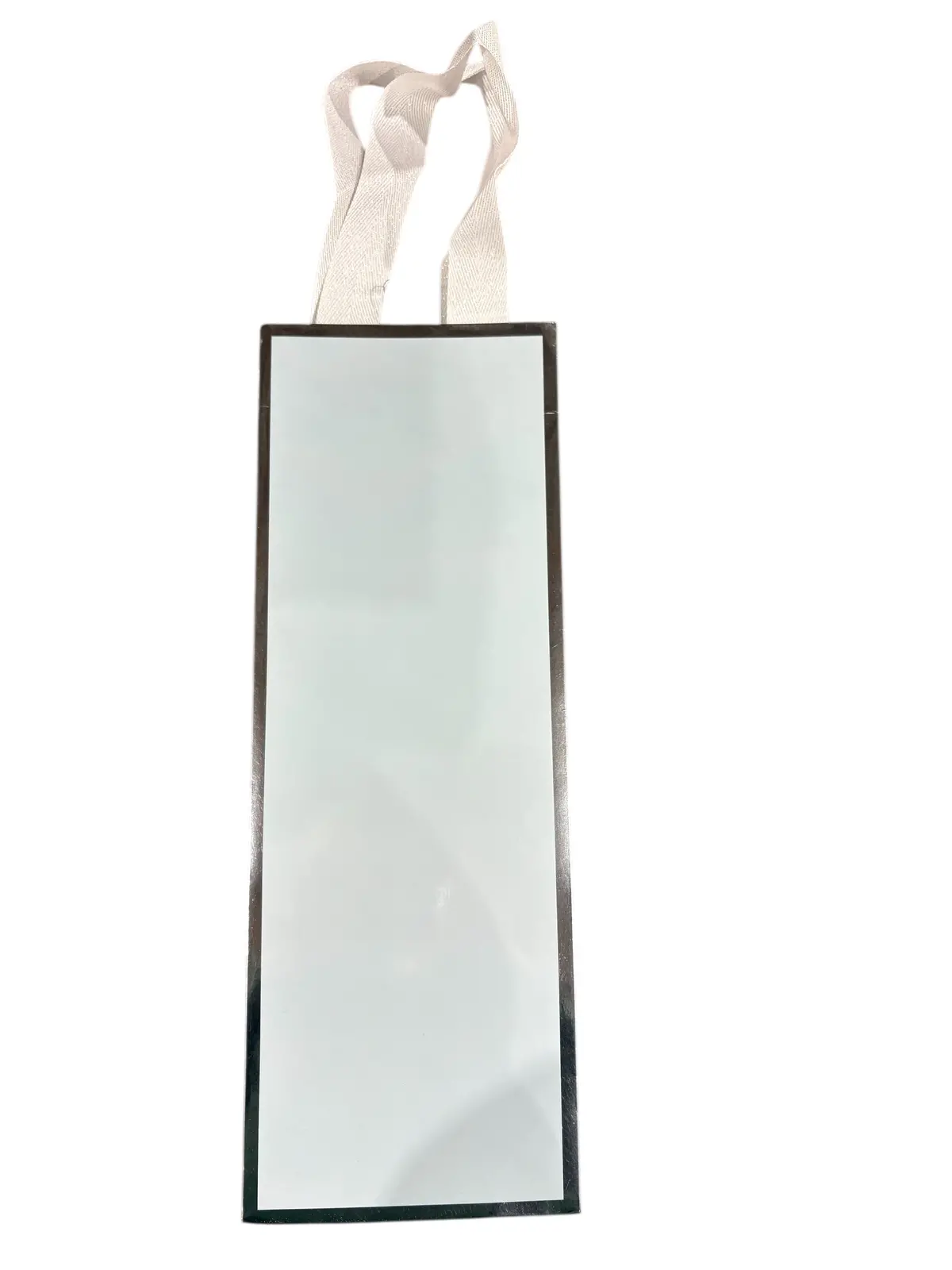Papyrus, Silver Border, Wine Bag 1