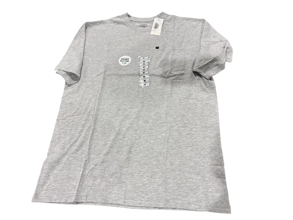 Key, Men's, Spartan, Short Sleeve, Pocket Tee, Grey 1