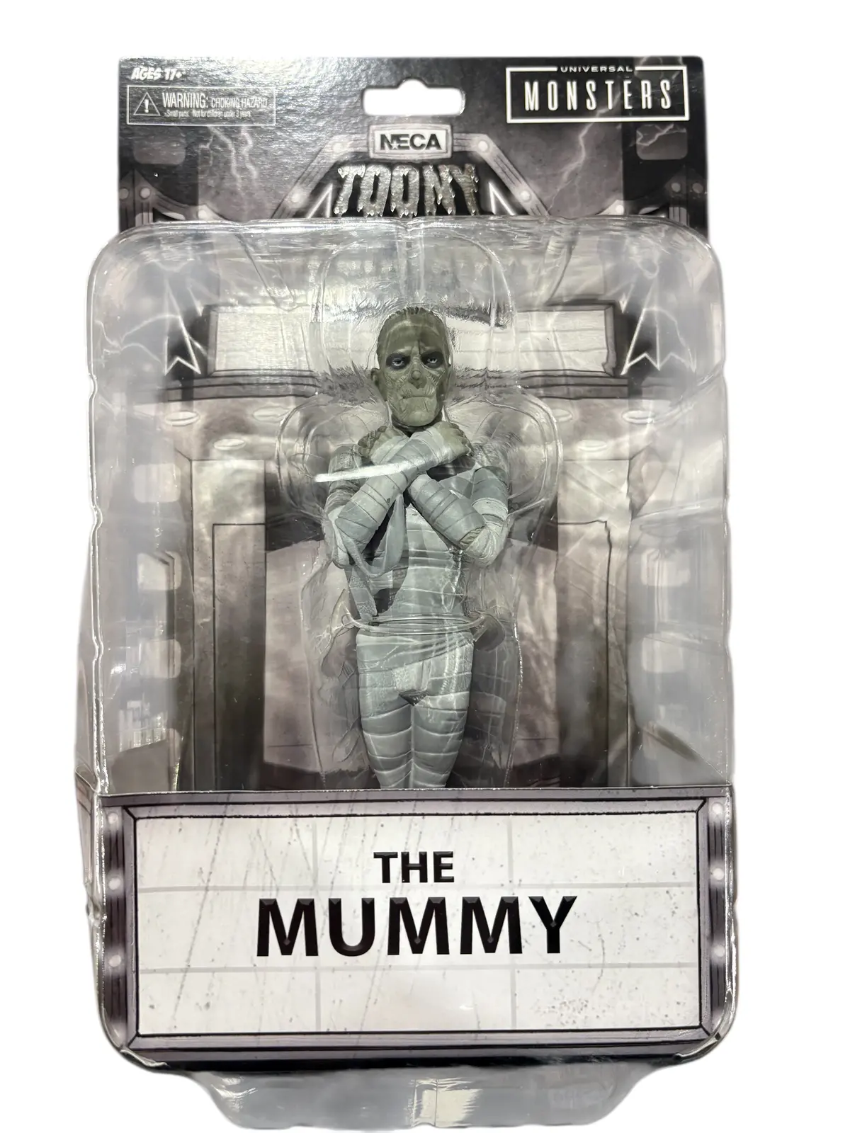 Toony Terrors, 6", Black/White, The Mummy, Action Figure 1