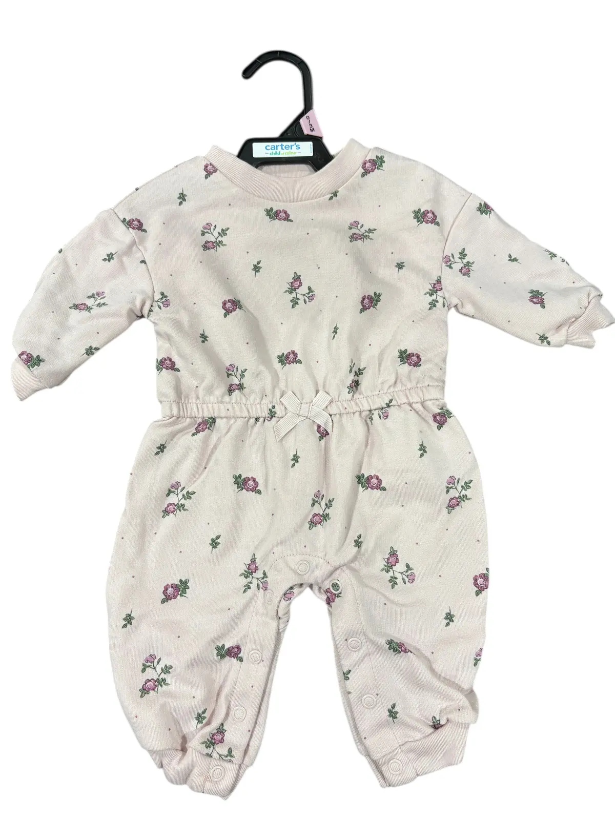 Carter's, Toddler Girl, Jumpsuit, Purple Floral 1