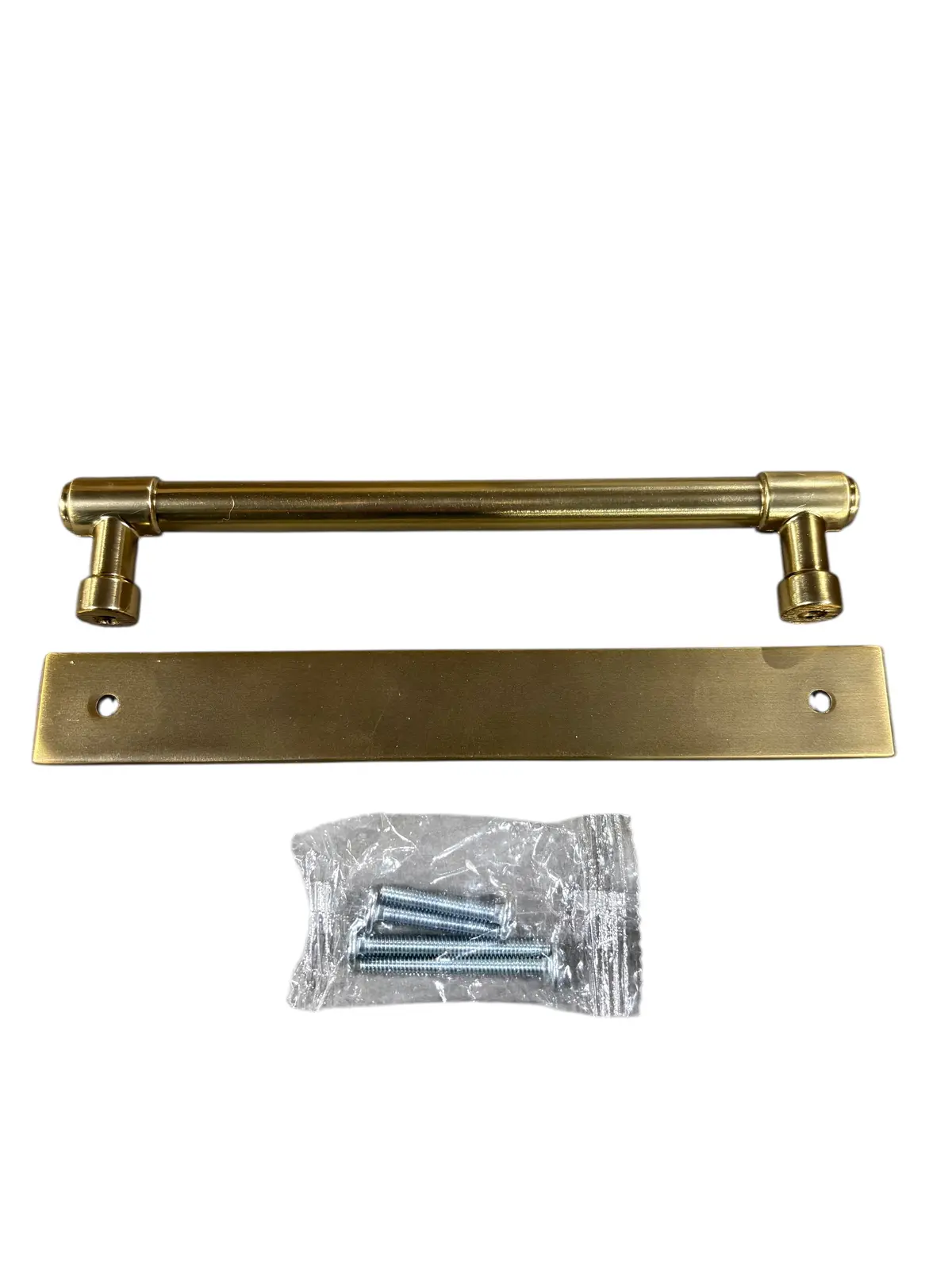 Khtumeware, Champagne Bronze, 6In, Cabinet Pulls, Backplate, Pack Of 5 1