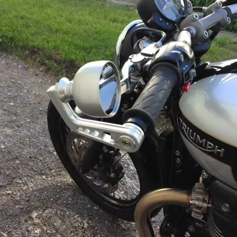 Joker Machine Bar End Mirror Adapter - Triumph Bobber, Speedmaster, T100 And T120 2