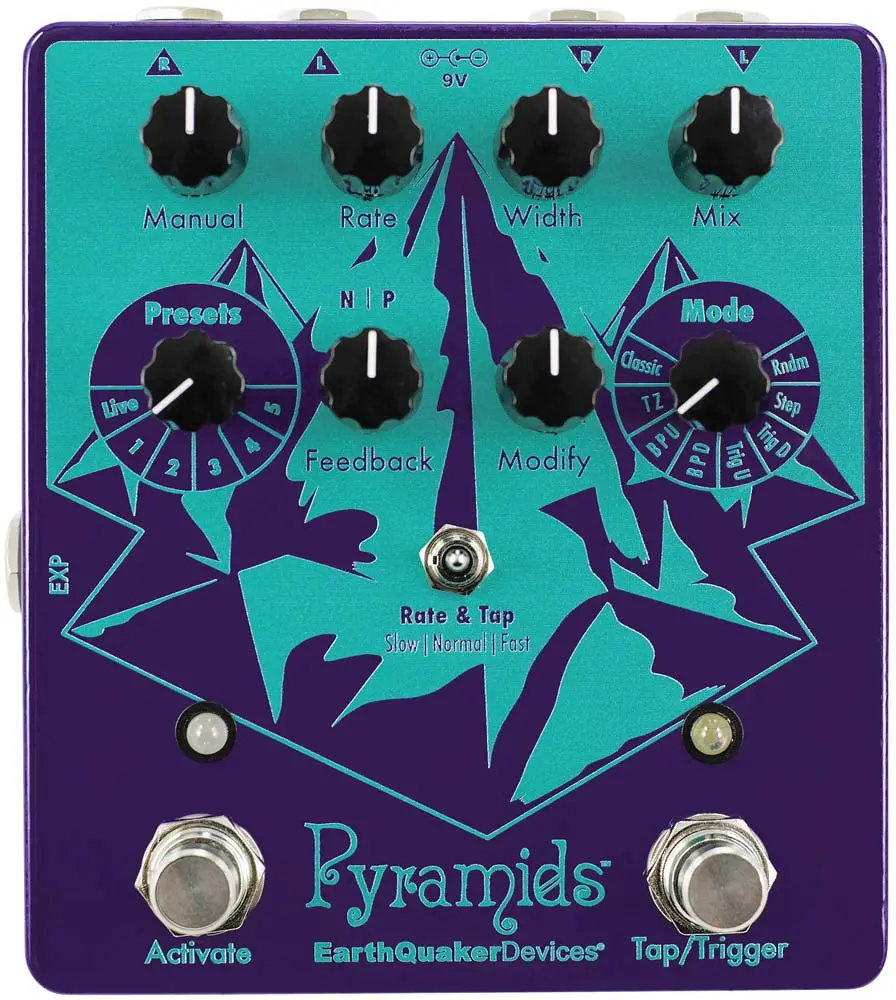 Earthquaker Devices Pyramids Stereo Flanging Device 1
