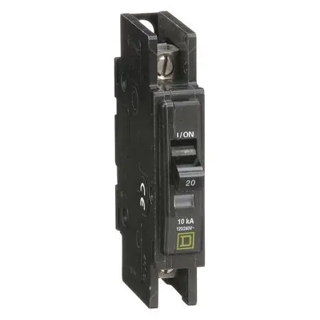 Square D Mini Circuit Breaker, Qou120, 20 A, 120/240V Ac, 1 Pole, Surface/Din Rail Mounting Style, - New In Box 1