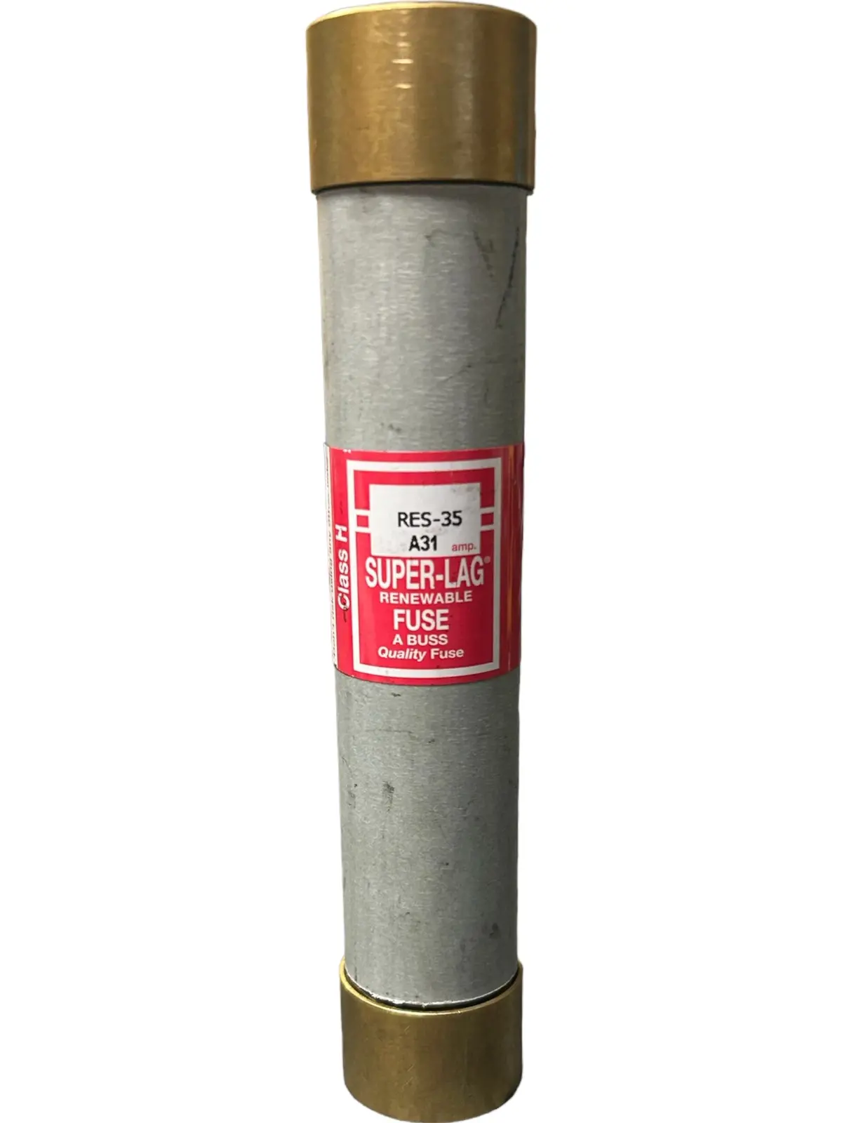 Eaton, Super-Lag, Res-35, Renewable Fuse, Class H - New No Box 1