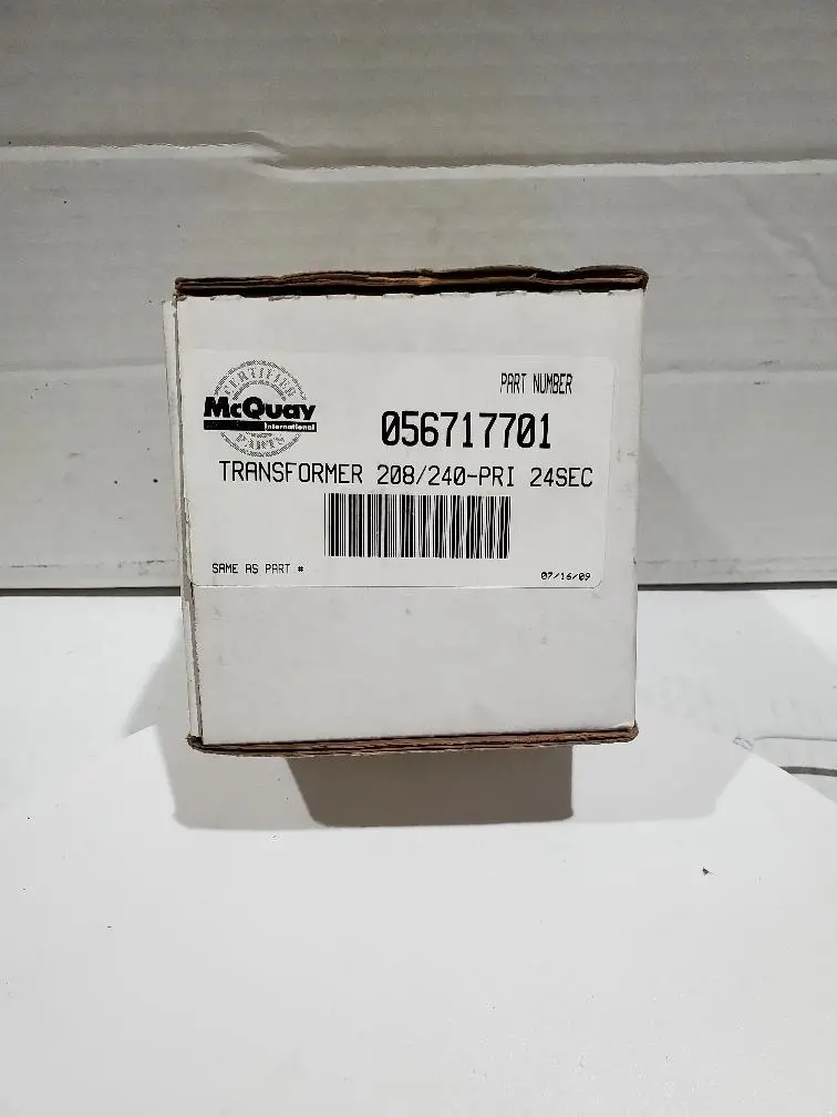 Daikin Mcquay 056717701 Transformer 208/240 Pri 24Sec 1