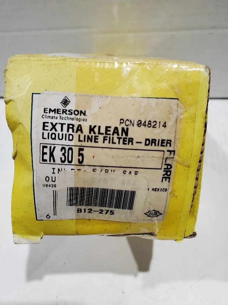 Emerson 5/8" Sae Ek305-Series Liquid Line Filter Drier (3 Cubic Inches) 1