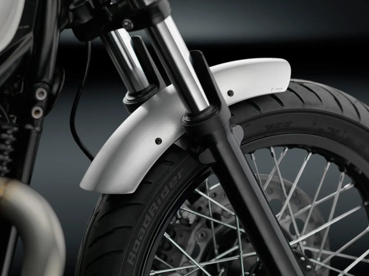Rizoma Aluminum Fender - 2004-2015 Thruxton - Black Anodized 2