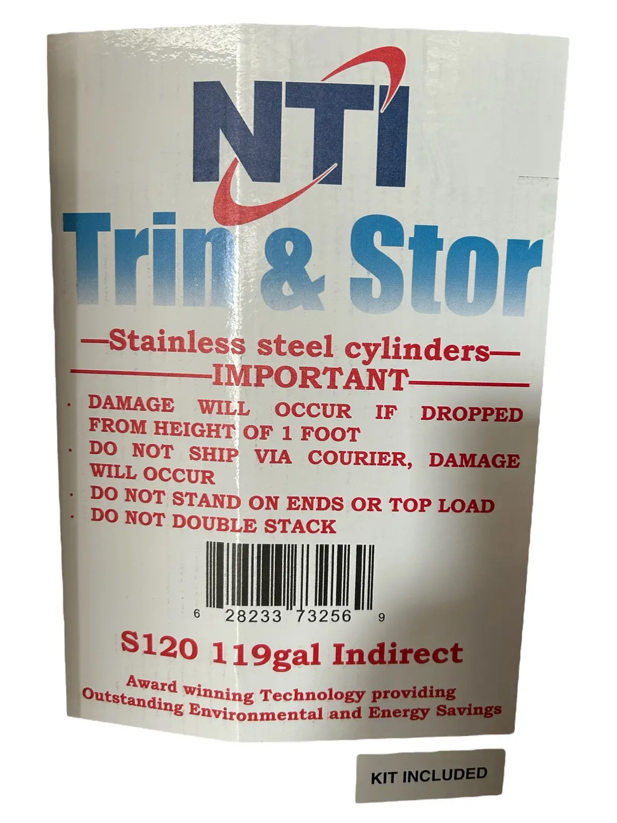 Nti, Trin & Stor, S120, 119Gal, Indirect, Boiler 1