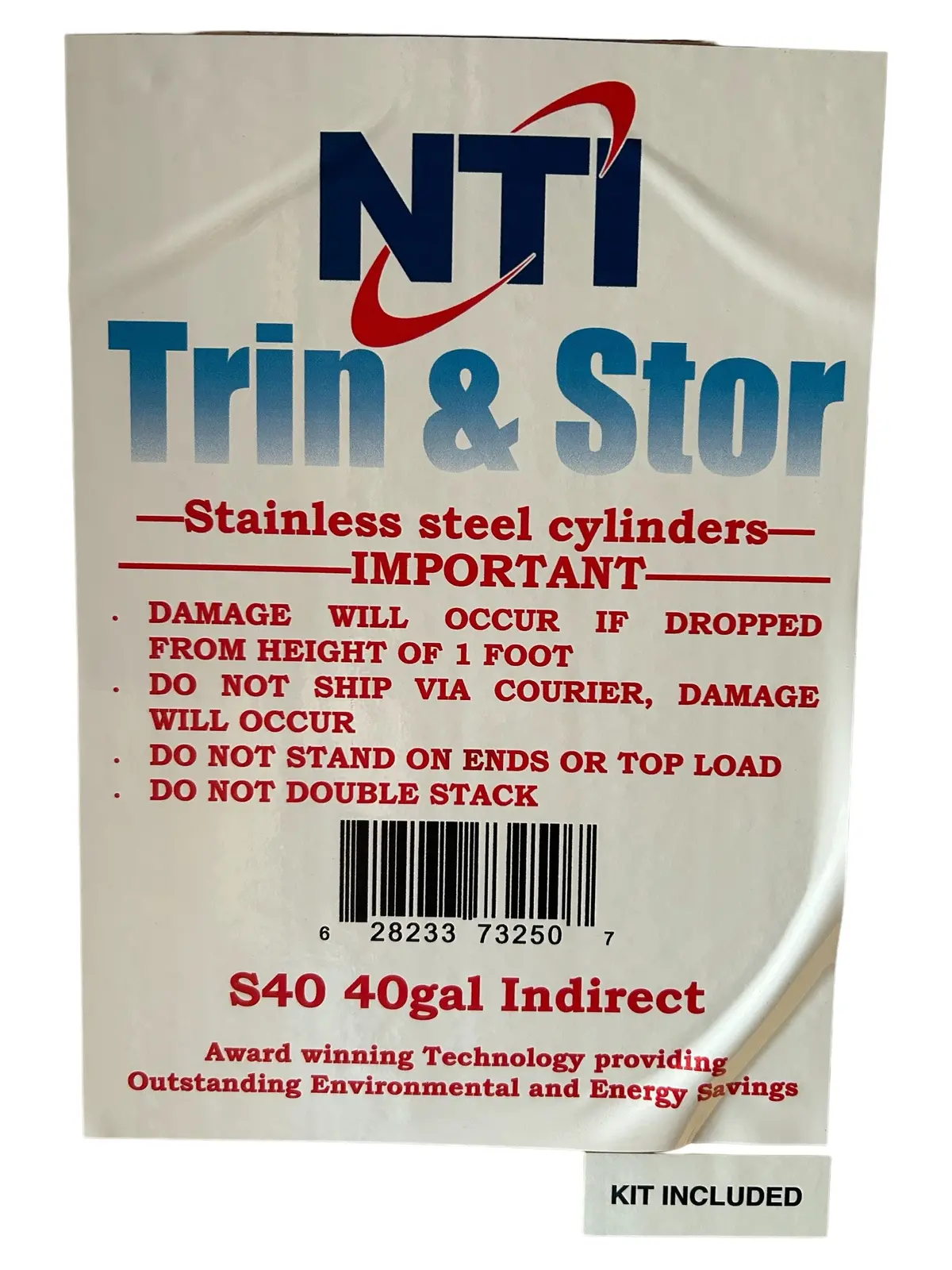 Nti, Trin & Stor, S40, 40Gal, Indirect, Boiler 1