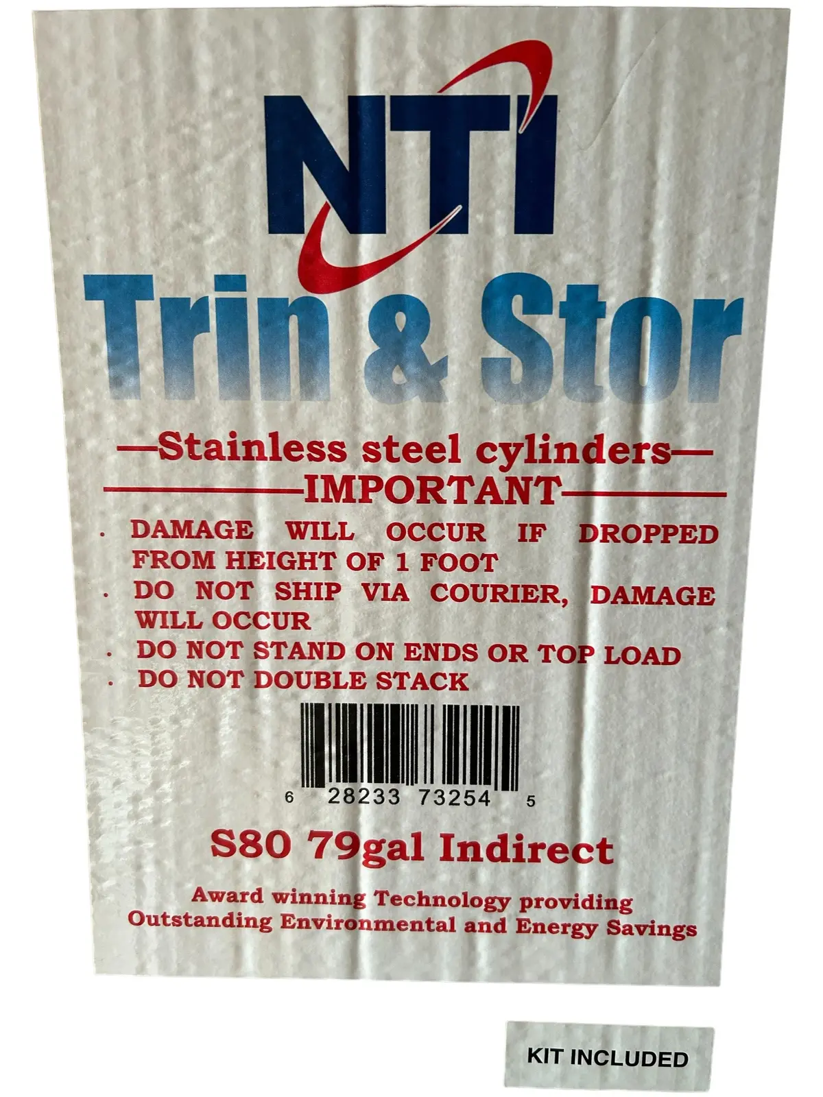 Nti, Trin & Stor, S80, 79Gal, Indirect, Boiler - Cosmetic Damage - In Store Pickup Only 1