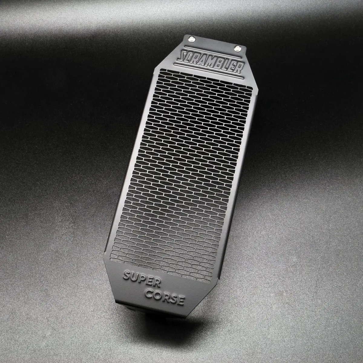 Super Corse Oil Cooler Cover - Ducati Scrambler - Silver Or Black 1