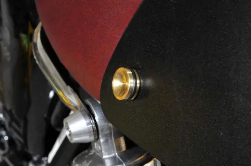Super Corse Seat Cowl Bolts - Triumph Thruxton - Black, Silver Or Brass 1