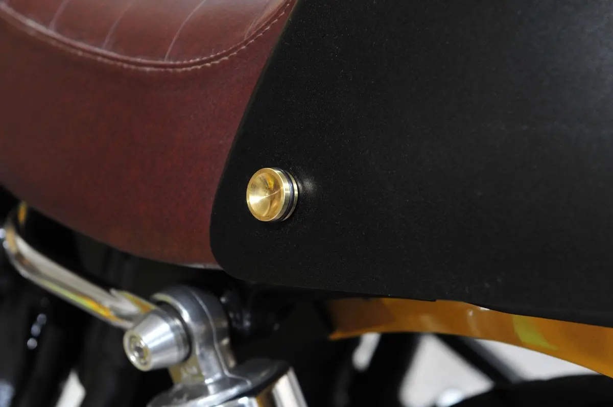 Super Corse Seat Cowl Bolts - Triumph Thruxton - Black, Silver Or Brass 2