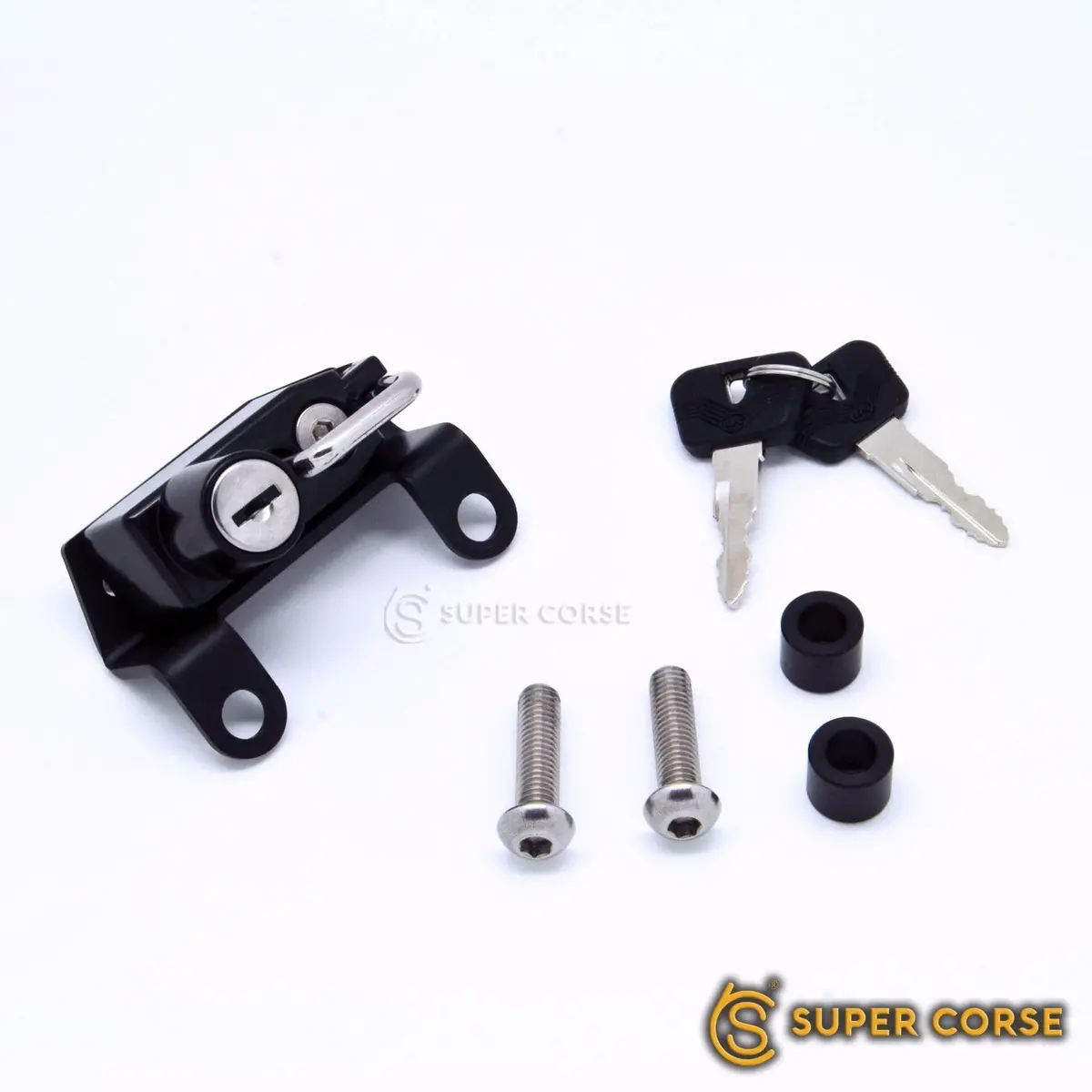 Super Corse Helmet Lock - Grab Rail Mount - 2016+ Triumph T100 / T120 1