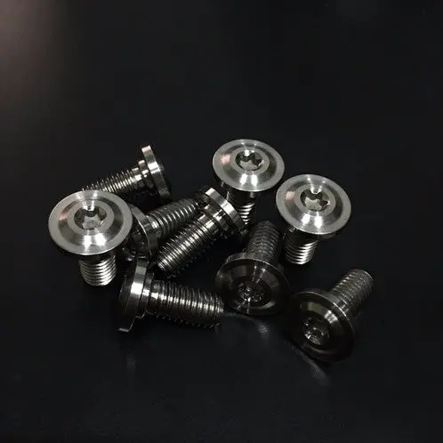 Super Corse Titanium Front And Rear Rotor Bolt Kits - 2001-2015 Triumph Twins - 10 Pieces 1