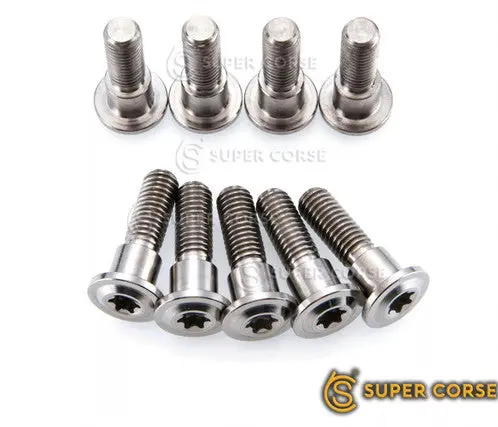 Super Corse Titanium Front And Rear Rotor Bolts - 2016+ Triumph Twins With Single Front Disk 1