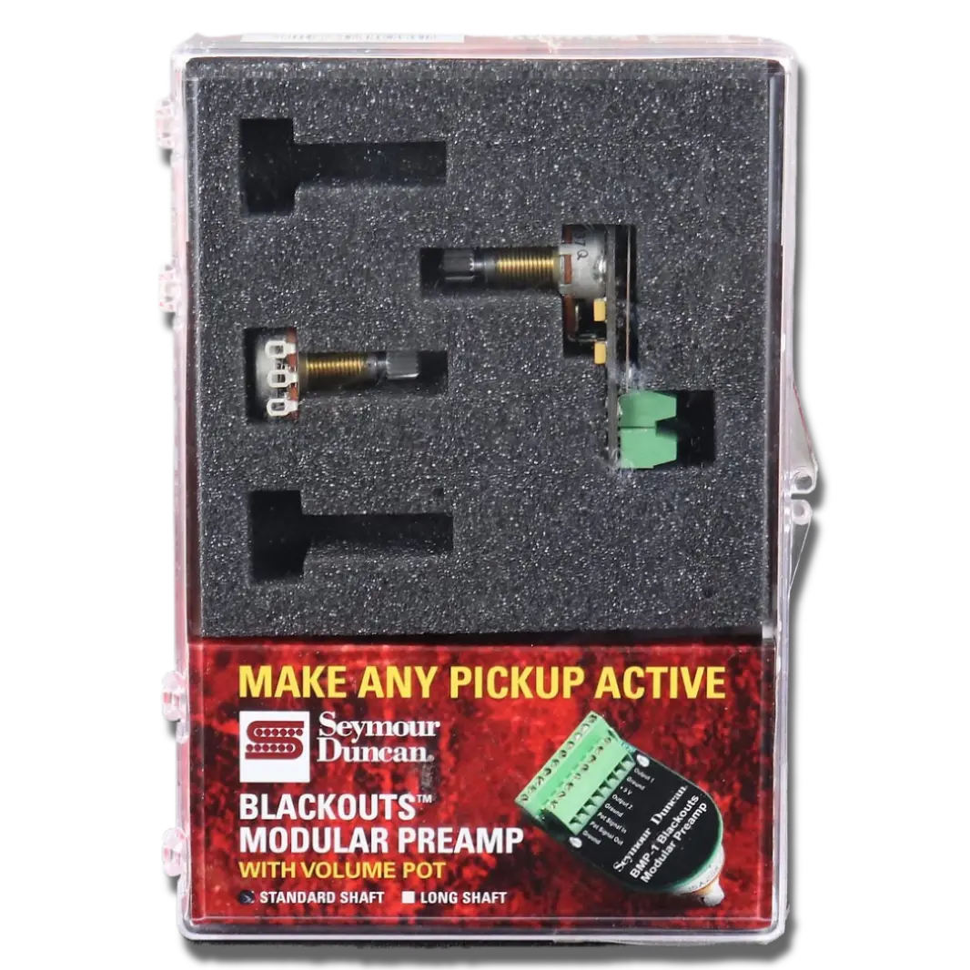 Seymour Duncan - Bmp-1 - Blackouts Modular Preamp W/Volume Pot - Standard Shaft (11807-20-Std) 1
