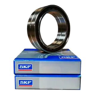 Set Of 2 Skf Precision Angular Contact Bearings - 7020Acd/P4adga - 100Mm X 150Mm X 24Mm 1