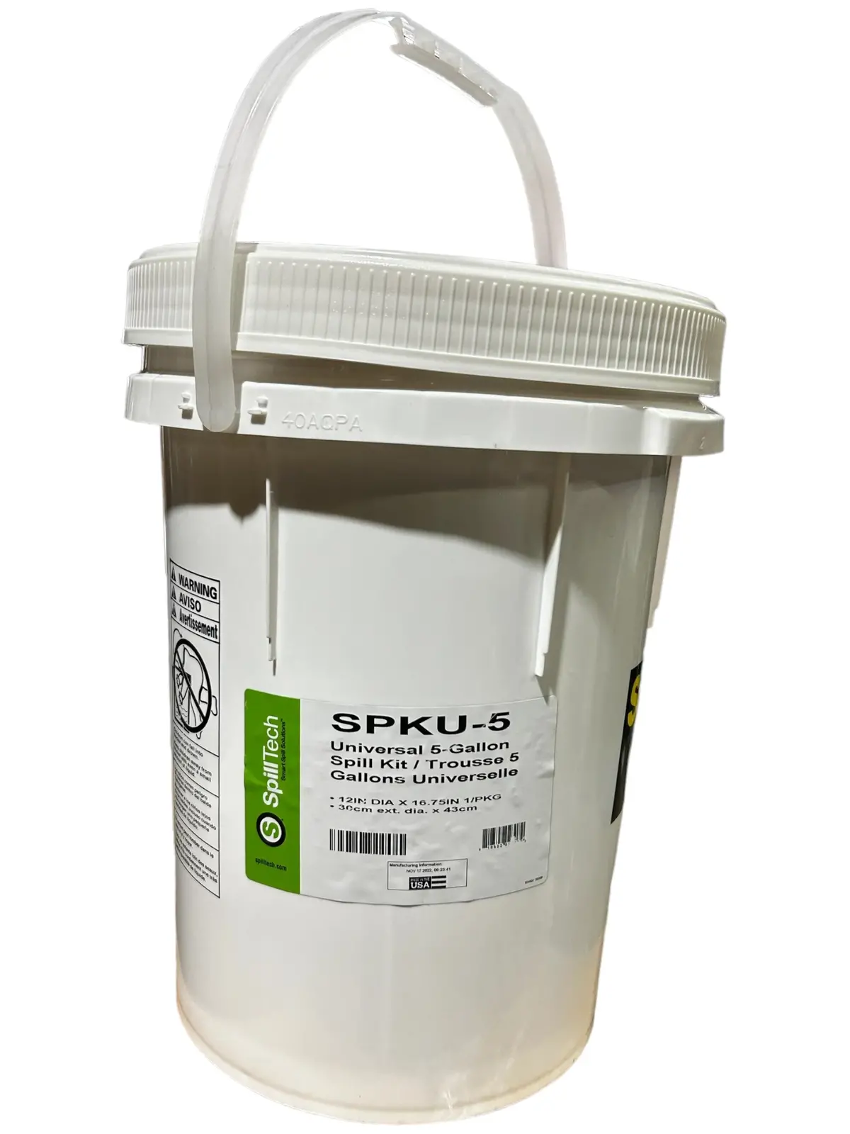 Spilltech, Spku-5, Universal 5-Gallon Spill Kit 1