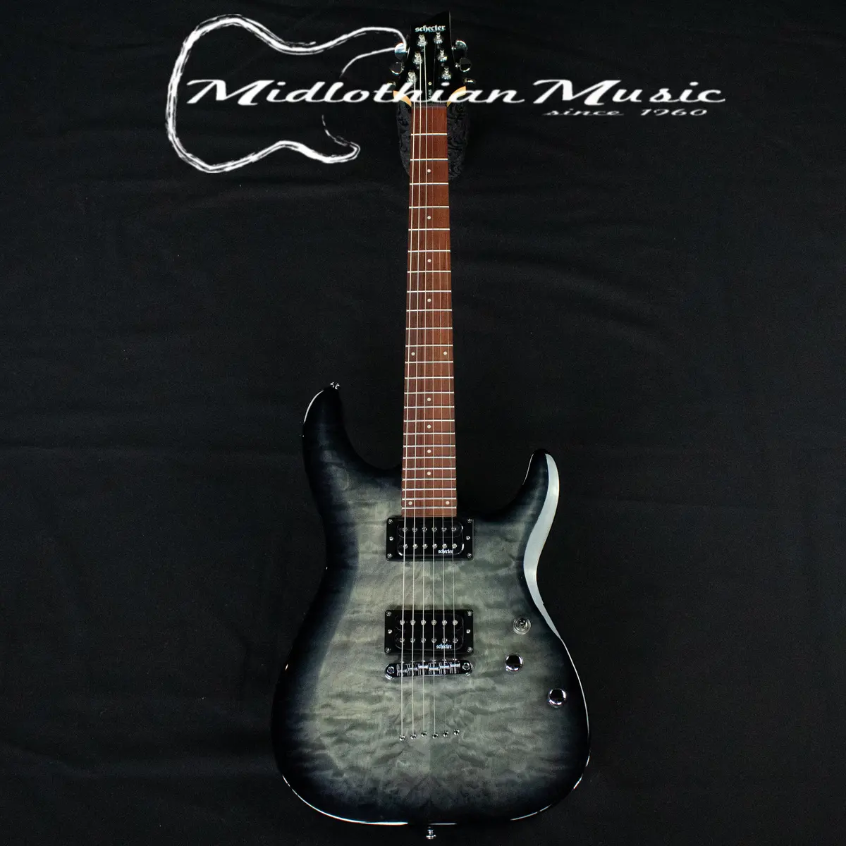 Schecter C-6 Plus - Electric Guitar - Charcoal Burst Finish 1