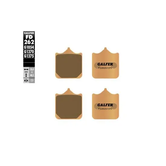Galfer Hh Sintered Compound Front Brake Pads – Triumph Speed Twin 1200 (2019-2021) – Fd262g1370 1
