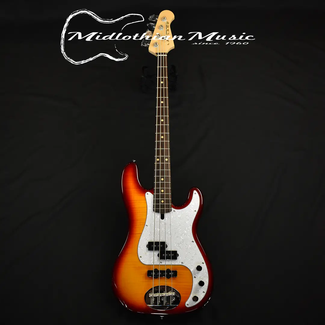 Lakland Skyline 44-64 Deluxe Pj Bass Guitar - Honeyburst Finish (220612165) W/Free Gator Gig Bag 1