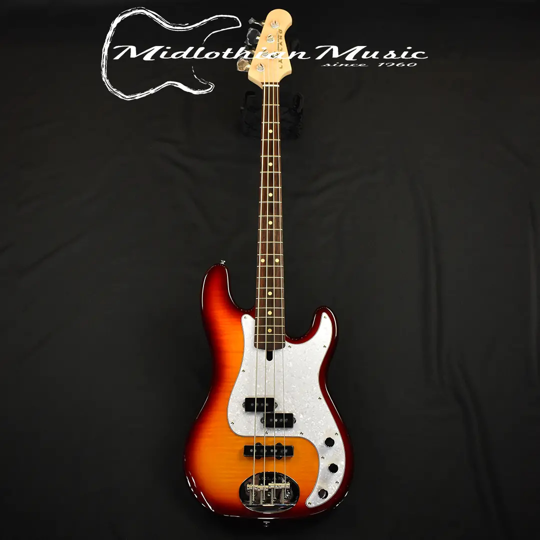 Lakland Skyline 44-64 Deluxe Pj Bass Guitar - Honeyburst Finish (220718048) W/Free Gator Gig Bag 1