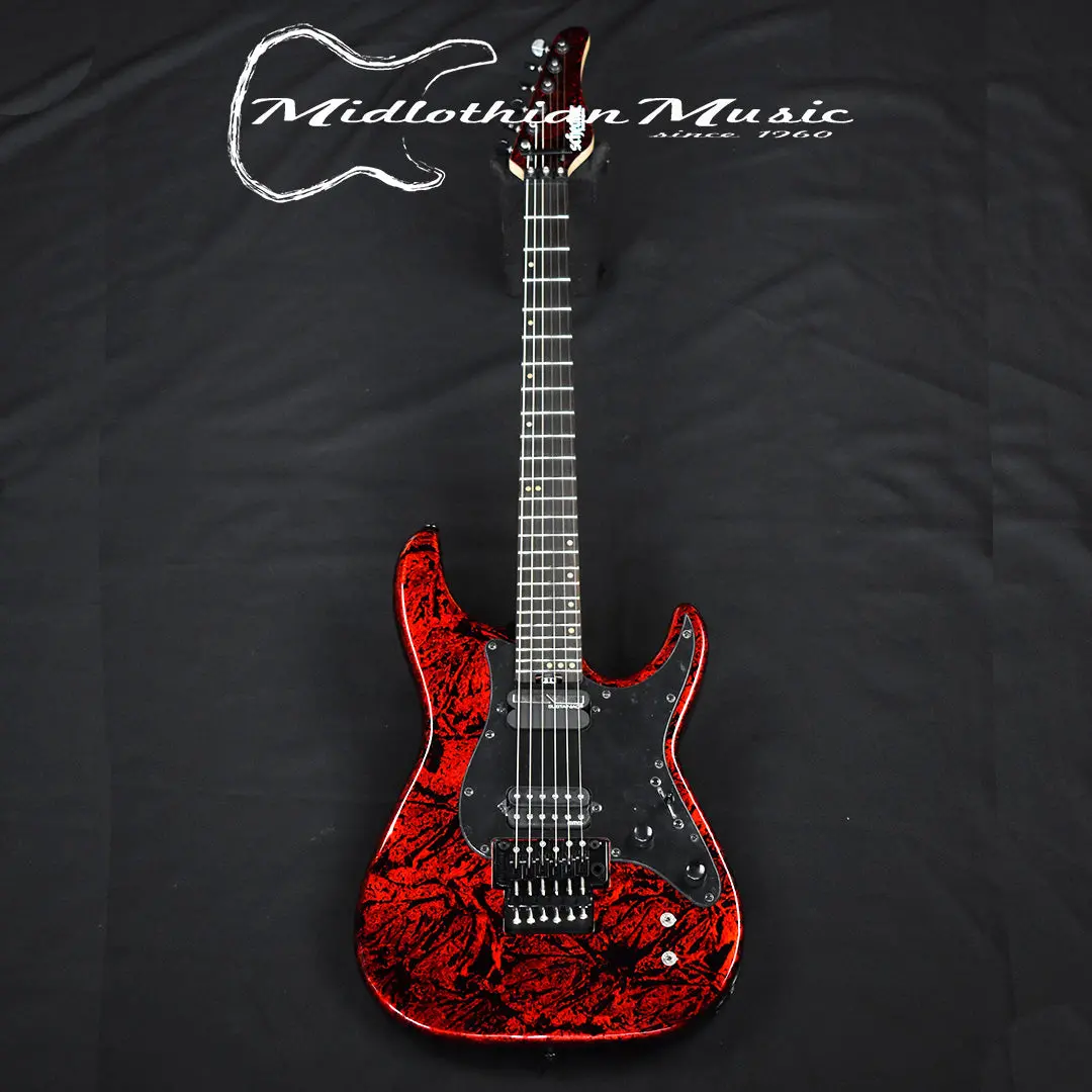 Schecter Sun Valley Super Shredder Fr-S (Floyd Rose W/Sustaniac) - Red Reign Gloss Finish #Iw21083709 1