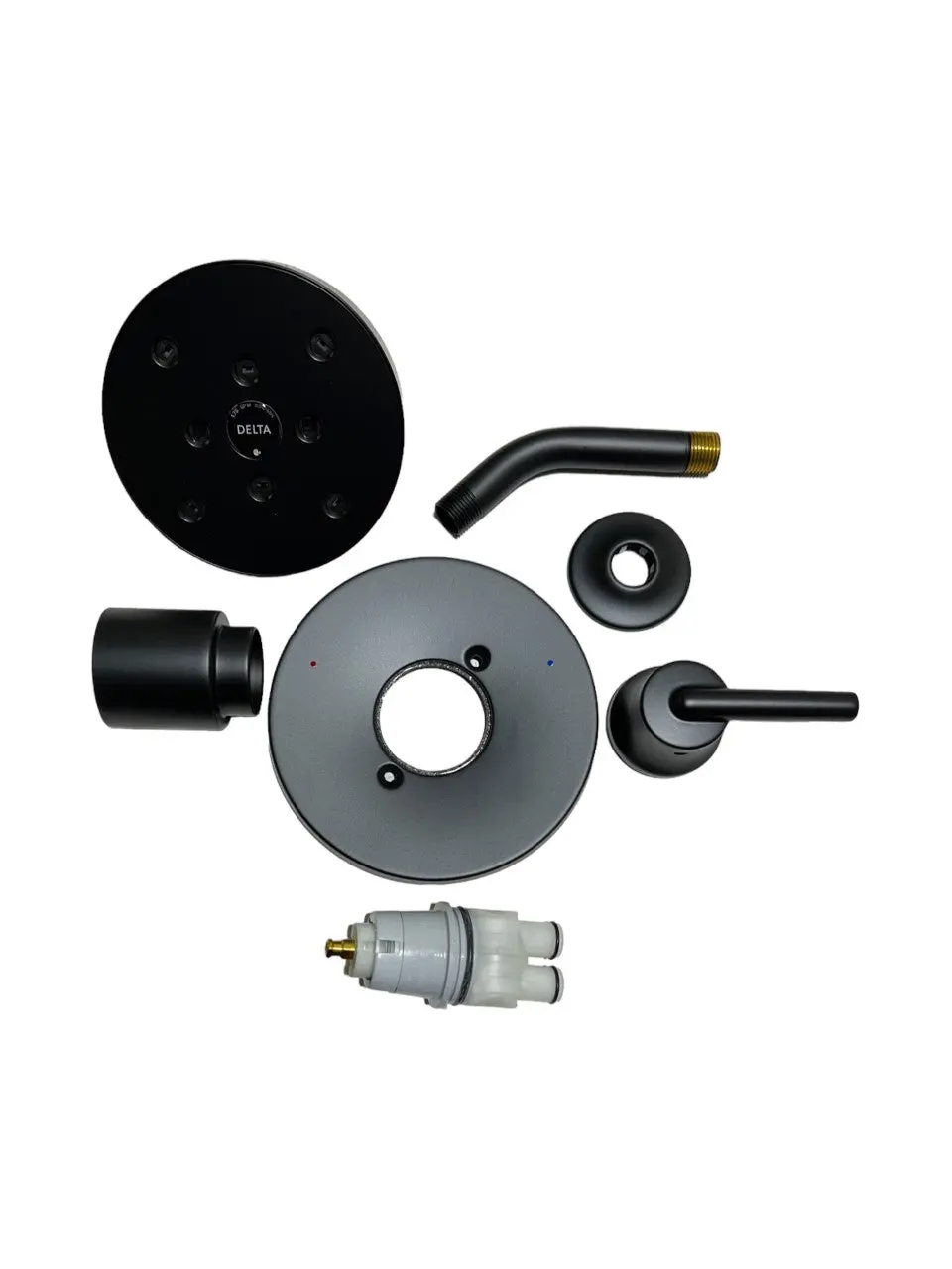 Delta, T14259-Bl, Trinsic Monitor 14 Series Shower Trim, In Matte Black, Rough In Valve Not Included 1