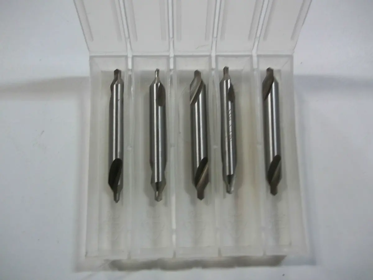 (Pack Of 10) Production Plain Type Combined Drill And Countersinks #3, 60 Degrees, 7/64" , H.S.S., Right Hand, Industry Standard: #3, 01-091-003 1