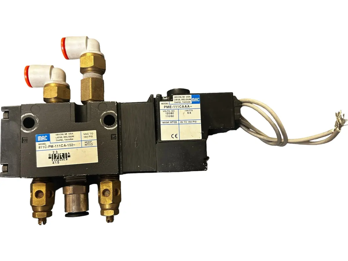 Mac, 811C-Pm-111Ca-152=Ht03, With Th27 Valve, Solenoid Valve, 800 Series - Used No Box 1