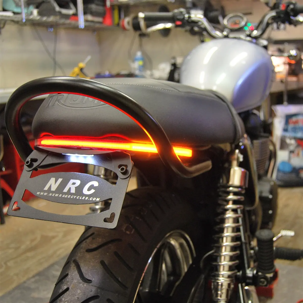 New Rage Cycles Led Fender Eliminator Kit - 2001 - 2015 Triumph Bonneville / Scrambler 2