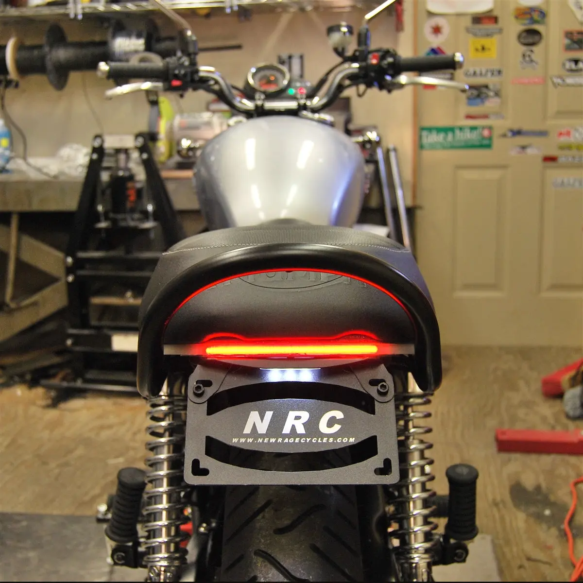 New Rage Cycles Led Fender Eliminator Kit - 2001 - 2015 Triumph Bonneville / Scrambler 1
