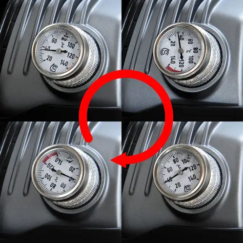 Super Corse Temperature Gauge Oil Fill Cap - Bmw R Nine T 3