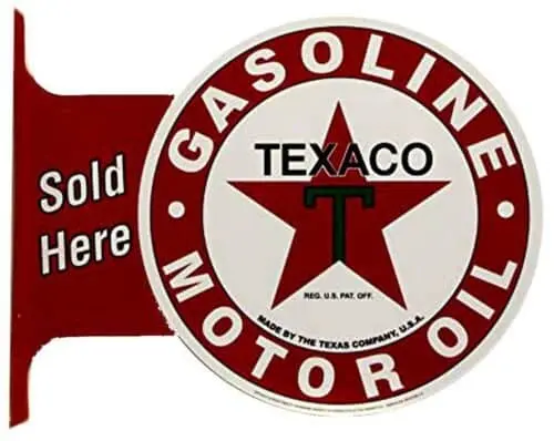 Sign - Texaco Logo Flange 1