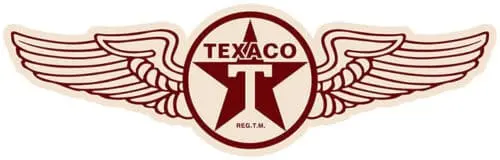 Sign - Texaco Wings Embossed Tin 1