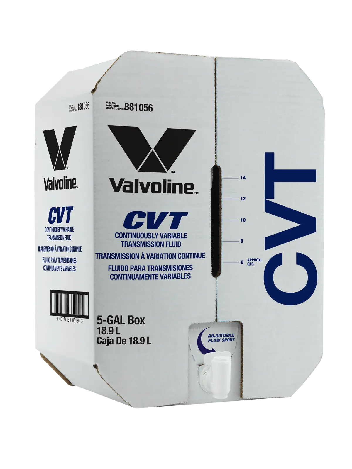 Valvoline Cvt Full Synthetic Continuously Variable Transmission Fluid Bay Box (20 Quarts) 1
