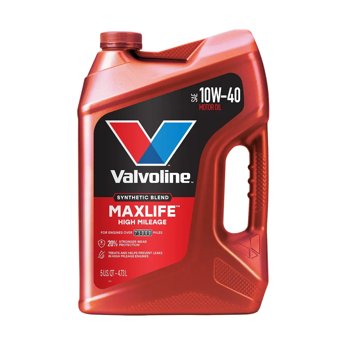 Valvoline High Mileage With Maxlife Technology Motor Oil Sae 10W-40 1
