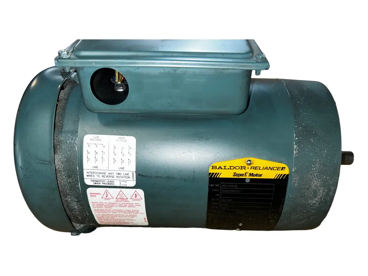 Baldor Reliance, Veuhm3546, Electric Motor, 1Hp, 60Hz, 1760Rpm- New No Box 1