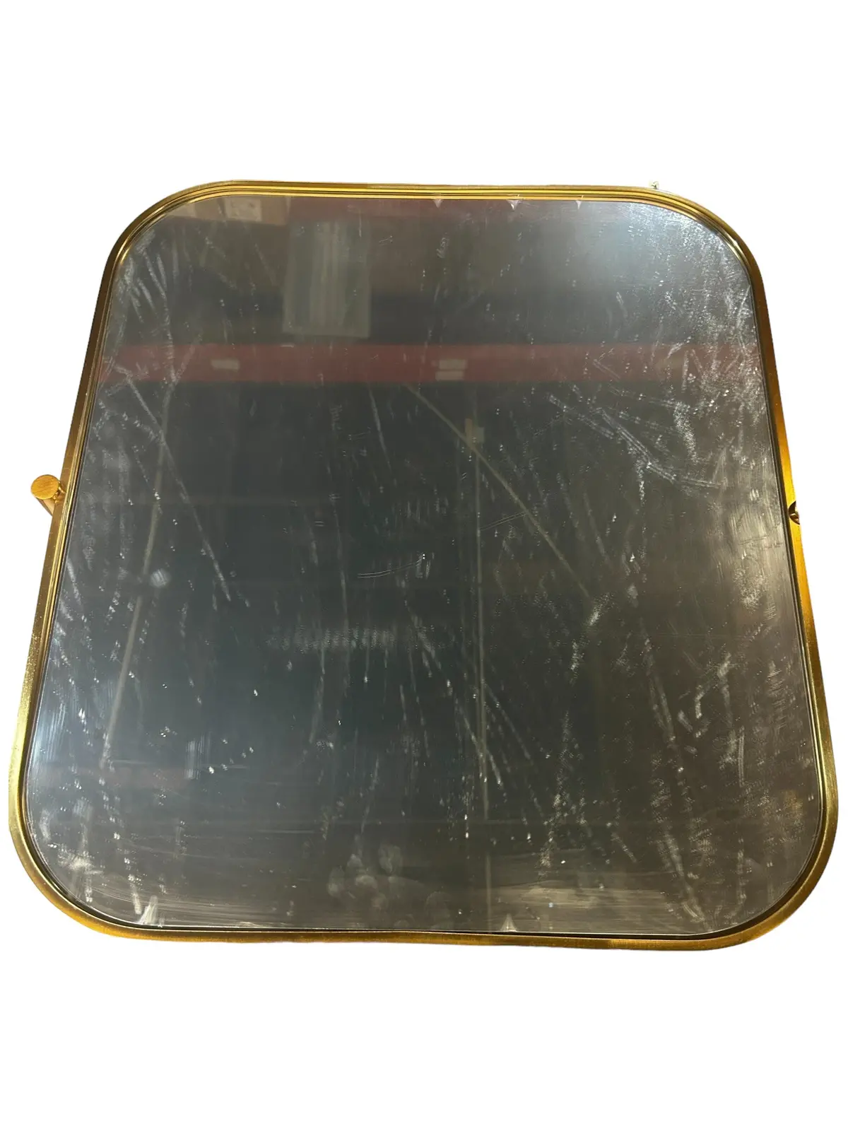Canarm, Rt31gd2023, Cain Contemporary Gold Wall Mirror 1