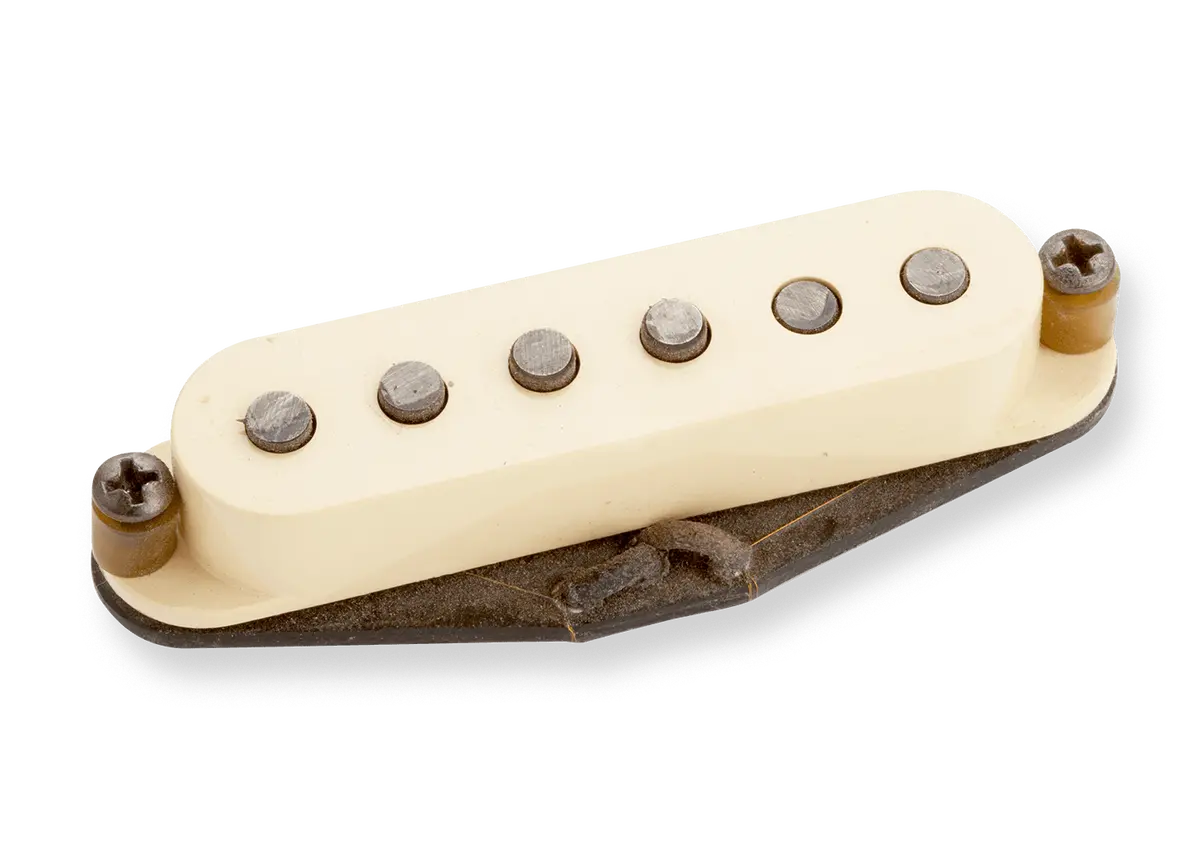 Seymour Duncan Antiquity Texas Hot - Stratocaster Pickup - 6-String Neck Pickup - White Cover Aged (11024-02) 1