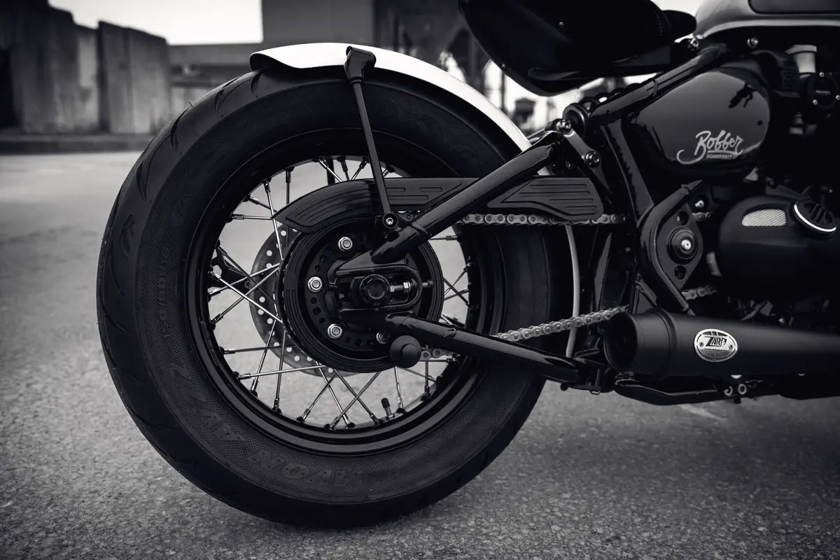 Wunderkind Custom Chain Guard Covers - Triumph Bobber / Speedmaster 1