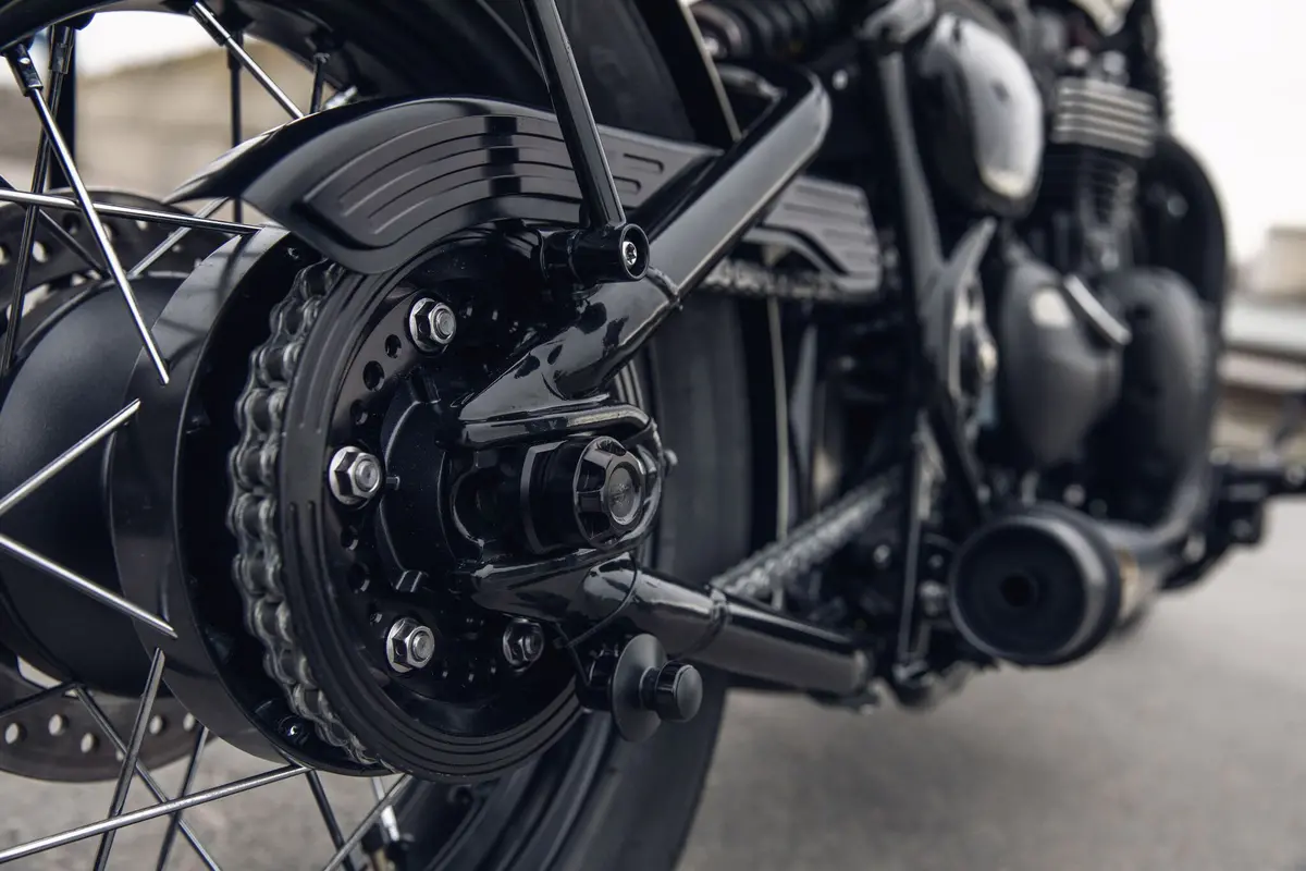 Wunderkind Custom Rear Sprocket Cover - Triumph Bobber / Speedmaster 1